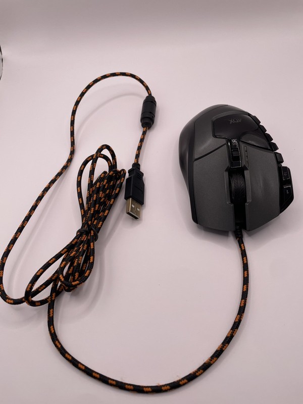 DX Firepower ADXLM0418 MMO Gaming RGB Laser Mouse - Wired USB - 16 Buttons