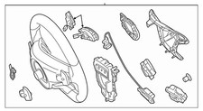 Genuine Mercedes-Benz Steering Wheel 000-460-70-02-9E38