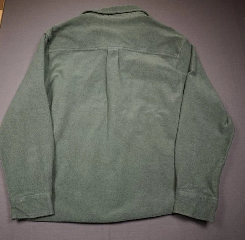 Brain Dead Jacket Mens Large Green Military Button Front Shacket Streetwear LA image 8
