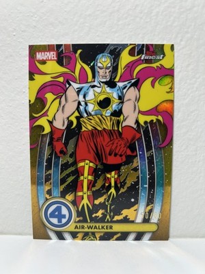 2026 Topps Finest Marvel Fantastic Four - Gold Refractor # d /50 Air-Walker 