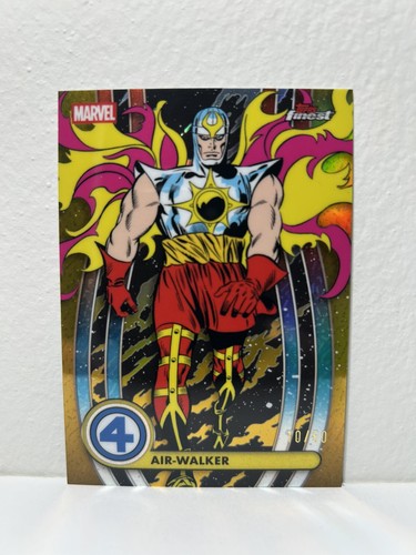 2026 Topps Finest Marvel Fantastic Four - Gold Refractor #’d /50 Air-Walker