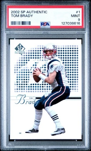 2002 SP Authentic - Tom Brady PSA 9