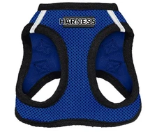 Dog Harness - All Weather Mesh Royal Blue Medium 10-16"   