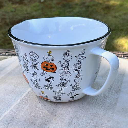 Peanuts Snoopy Halloween weiß Keramik Rührschüssel Trick or Treat Kürbis NEU - Bild 8 von 15