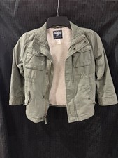 OshKosh B'gosh Kids Size 6 Olive Green Sherpa Lined Utility Field Jacket