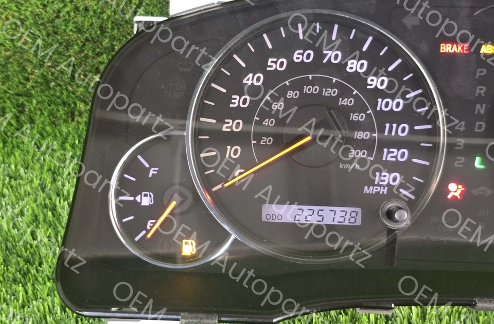 Lexus GX470 2003-2009 medidor de velocidad medidor de clúster ODO 243 k millas LHD fabricante original usado Foto 4 de 4