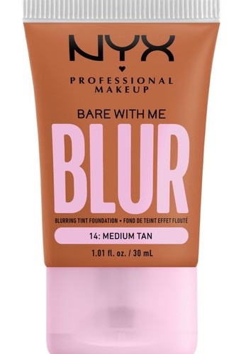 NYX Bare With Me BLUR Skin Tint Foundation Medium Tan kostenlose Lieferung mit Sendungsverfolgung
