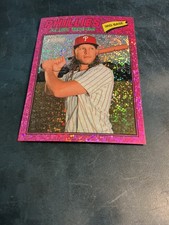 2026 Topps Heritage- Alex Bohm Pink Sparkle #81 Philadelphia Phillies