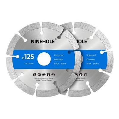Diamantscheibe, Trennscheibe, Schneidblatt 125mm 2 Stück für Beton und Stein