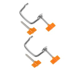 2 Sets Reusable Pasta Maker Clamp Replacement with Metal and PP for Stable Use