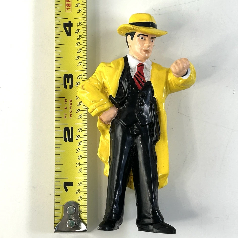 Figura Vintage Dick Tracy 1990 Disney Applause 4" PVC Figura Foto 4 de 4