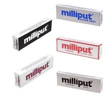 Milliput Standard Terracotta Silver White All Model Sculpting 2 Part Epoxy Putty