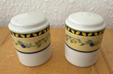 Tirschenreuth Lemon Olive Edition 2000 Salzstreuer+Pfefferstreuer WIE NEU