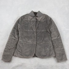 Fabiana Filippi Daunenjacke Damen Gr. M Kurmantel Wattiert Samt Kaschmir Merino