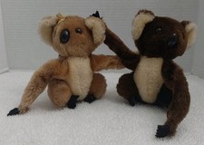 Vintage 1978 R Dakin Hugging Koalas Stuffed Animal Brown Plush Toy Collectibles