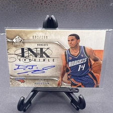 2009-10 UD Sp Signature Edition DJ Augustin INKcredible Auto Autograph #81/199