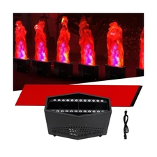 Fake Fire Flame Light with 36 LED Light 5ft Artificial Simulated Flames Lamp ...