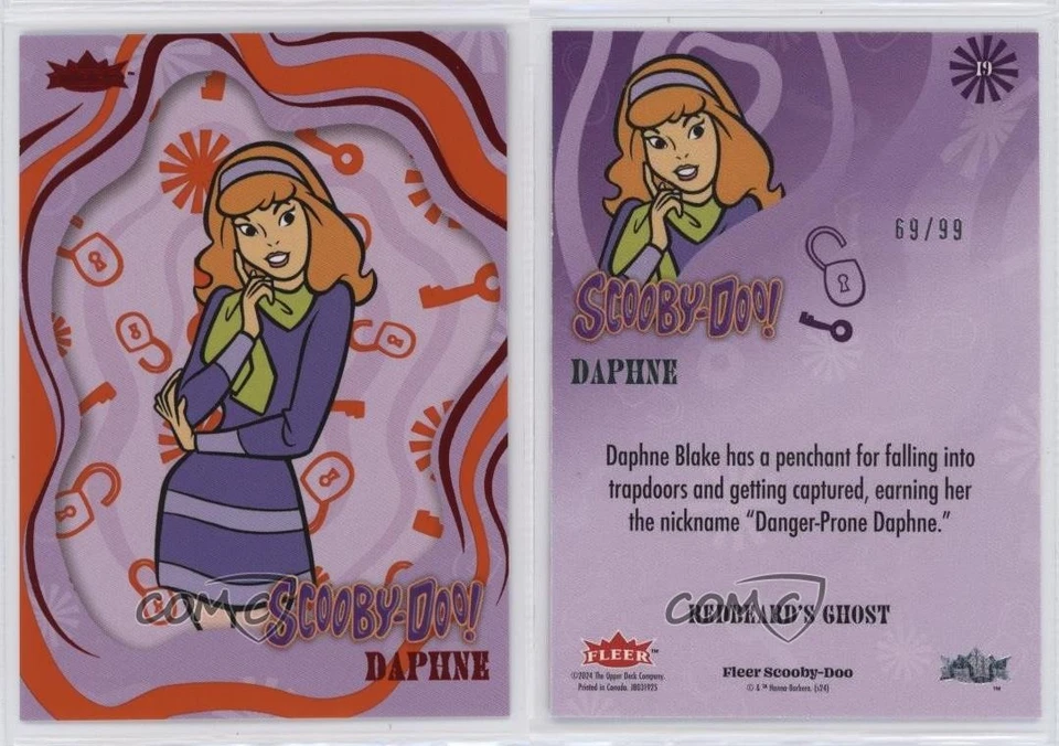 2024 Fleer Scooby Doo Redbeards Ghost 69/99 Daphne #19 - Image 3 of 3