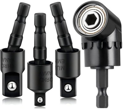 Right Angle Drill 105 Degree Right Angle Screwdriver set Drill Hex Bit Socket...