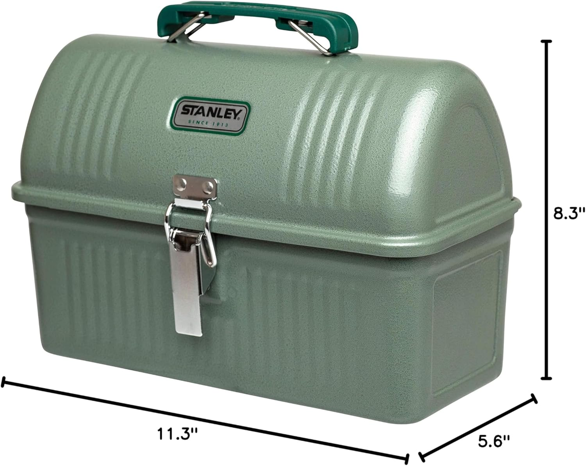 Stanley Classic Lunch Box 5.5 Qt | Vintage Metal Lunchbox