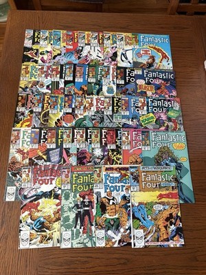 Fantastic Four 297-336 Comic Lot 40 Issues Marvel Comics Copper Age Vintage