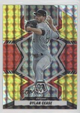 2022 Panini Mosaic Choice Fusion Red & Yellow Mosaic Prizm Dylan Cease #26 0b2