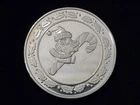 Santa Claus Merry Christmas 1 Troy Ounce .999 Fine Silver Round 02 NICE!
