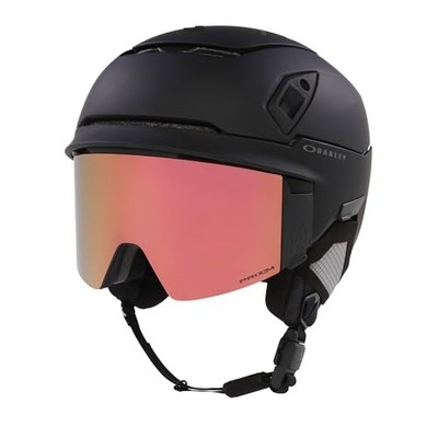 OAKLEY MOD7 SNOW HELMET SIZE SMALL BLACKOUT W/PRIZM ROSE GOLD IRIDUM - SECONDS