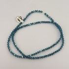 145 Piece Swarovski 5301 Indicolite AB Blue 4mm Bicone Beads — photo 1