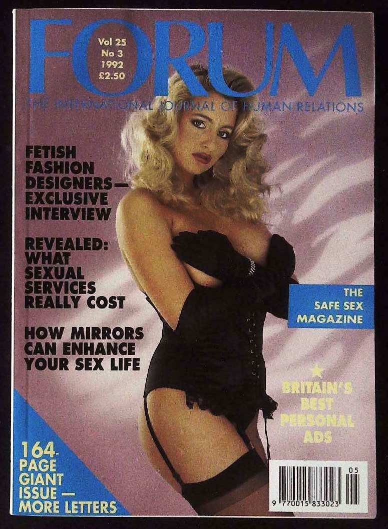 FORUM Journal Of Human Relations Vol 25 #3 1992 Mirors in Your Sex Life @ NEW