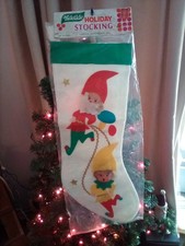 Vintage Christmas stocking unopened 