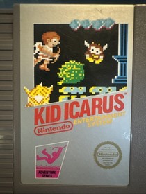 Authentic Kid Icarus Nintendo Ent System (NES) Game Cartridge TESTED 5 Screw