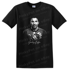Gianluigi Buffon Goalkeeper T Shirt Italian Soccer Portrait Graphic Tee Gift