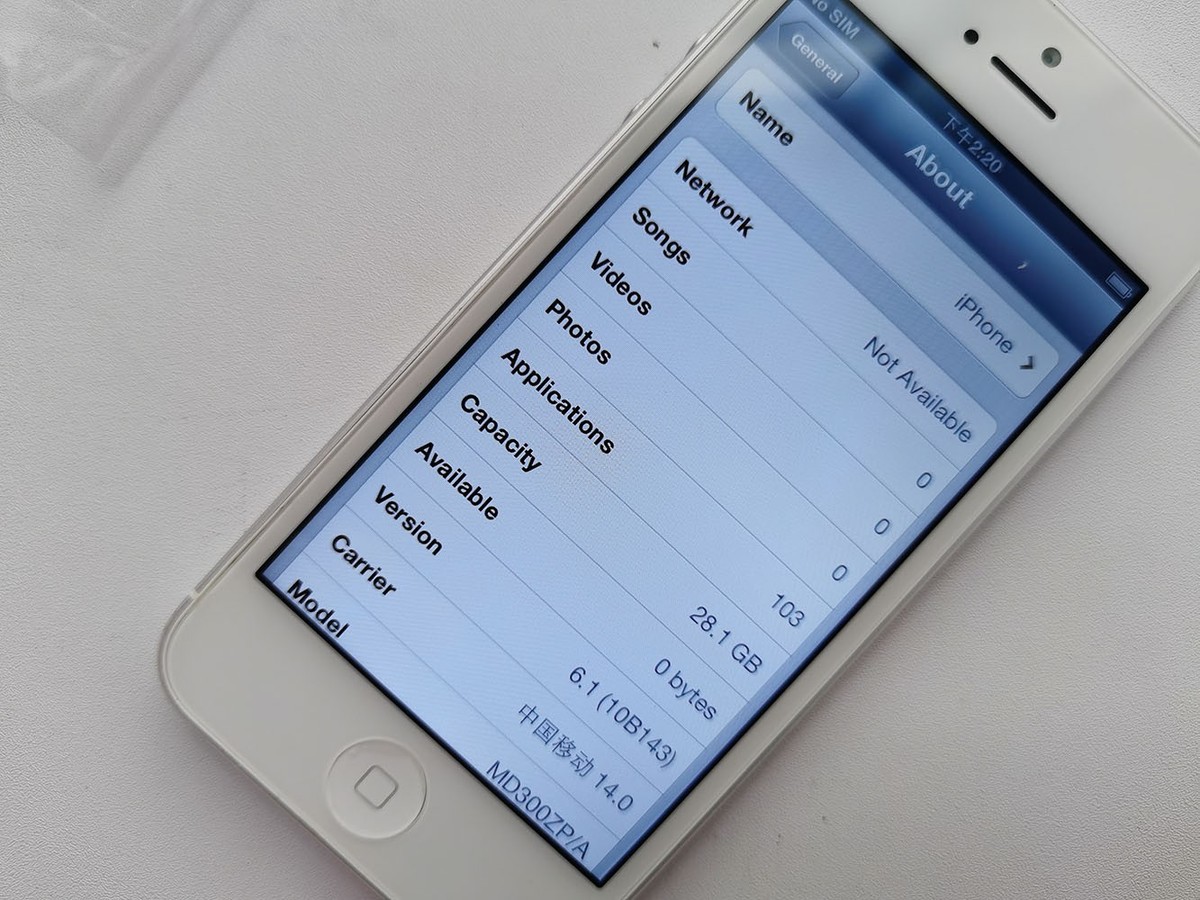 Apple iPhone 5 Unlocked 16GB 32GB - iOS 6 / iOS 10 wholesaler Good