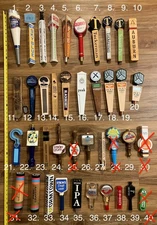 Beer Tap Handle Keg Topper Draft Bar Kegerator Knob Brewing Top Lot Pick One