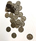 🦬 40 NO DATE 5c biSON 🍀 FULL ROLL dateLeSS FORTY Buffalo WARLORd Nickels m🇺🇸