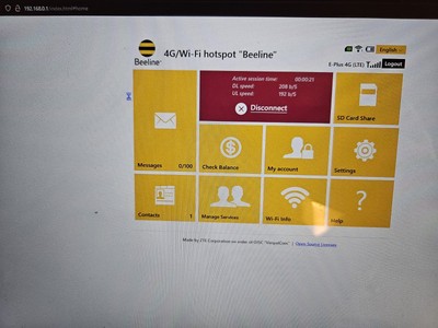 ZTE MF90+ Mobile Portable Router WiFi Hotspot