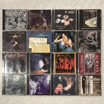 LOT of x16 RARE Death / Black /Gothic / Doom Metal CDs First Pressings READ DESC