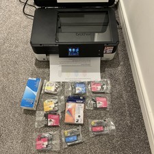 Brother DCP-J4120DW WIFI Colour Inkjet Printer A4 with A3 print+ INKS