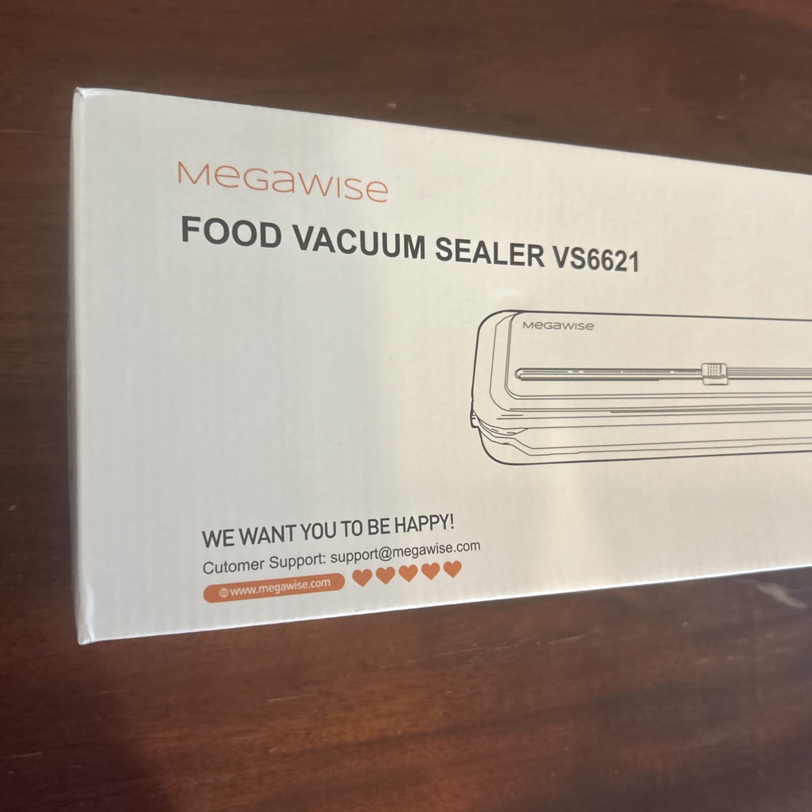 MegaWise Powerful & Compact Food Vacuum Sealer Machine VS6621 