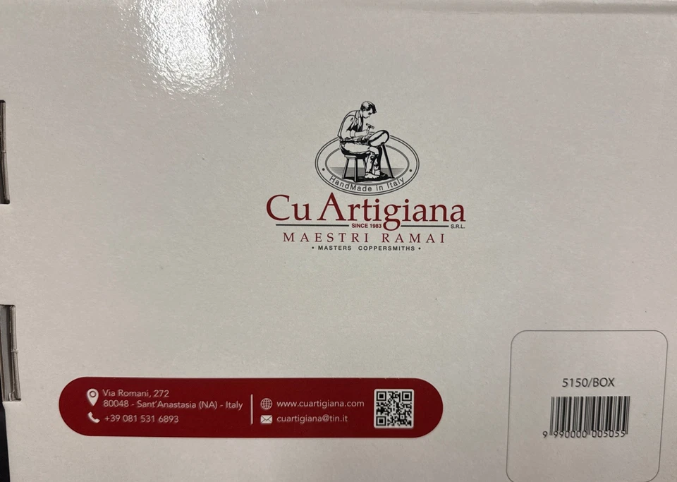 CU ARTIGIANA MAESTRI RAMAI MASTERS COPPERSMITHS MINI MOULES - SET OF 6 - ITALY - Bild 2 von 2