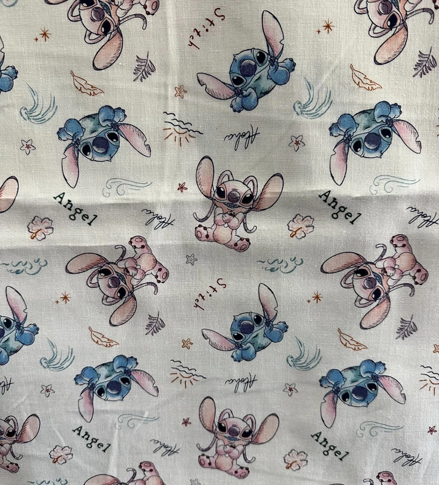 Tecido Disney Stitch e Lilo. Tecido Stitch. 100% algodão - vendido por jarda - Imagem 4 de 4