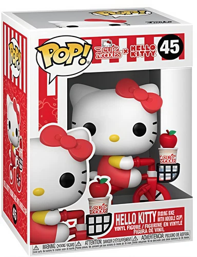 Funko Pop! HELLO KITTY Riding Bike with Noodle Cup / Tri-Cycle - #45 