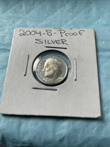 2004-S Roosevelt Dime Silver Proof Brilliant Luster