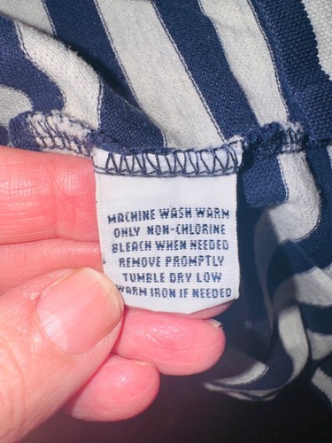Polo By Ralph Lauren Mens Striped Short Sleeve Polo Shirt L Navy White Old Money - Picture 6 of 7