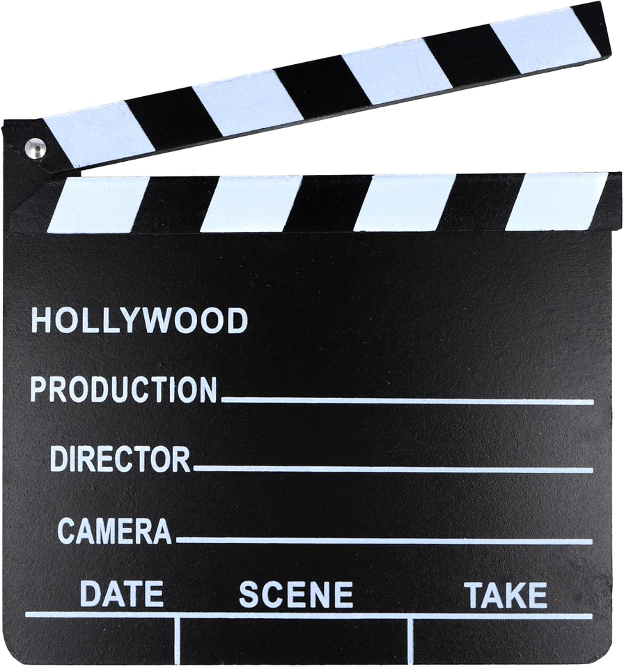 Henbrandt Movie Clapper Board 18X20Cm – Hollywood Film Clapboard Party ...