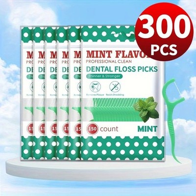 Mint Floss Picks Dental Toothpick Sticks Interdental Cleaning Tool