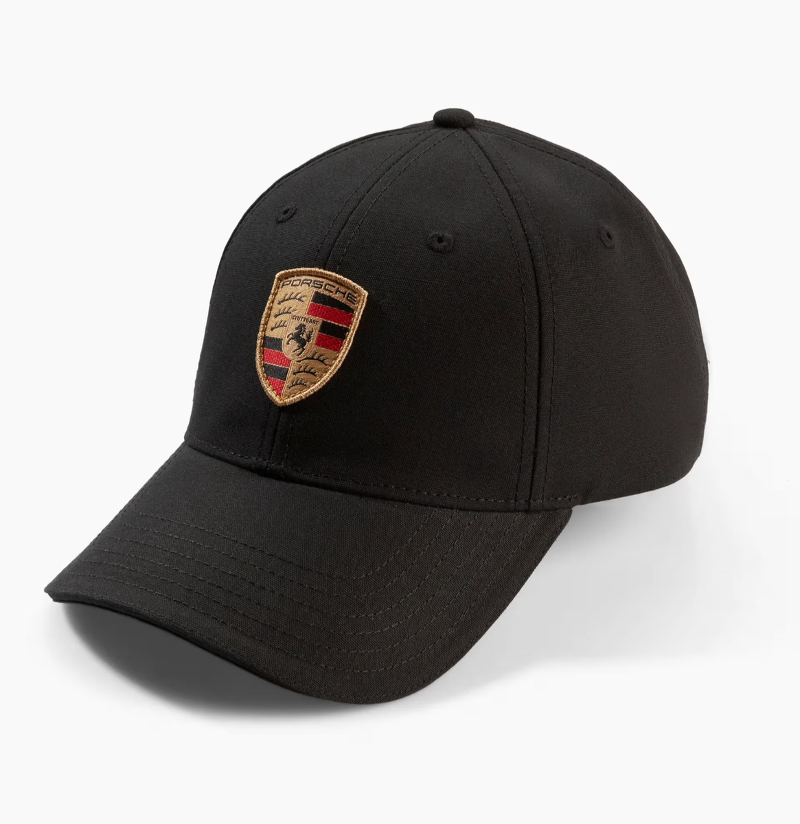PORSCHE CLASSIC BASEBALL CAP DRIVER'S SELECTION COLOR CREST BLACK