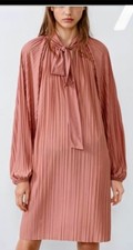 ZARA Pink Peach Dress Pre Owned Size 5
