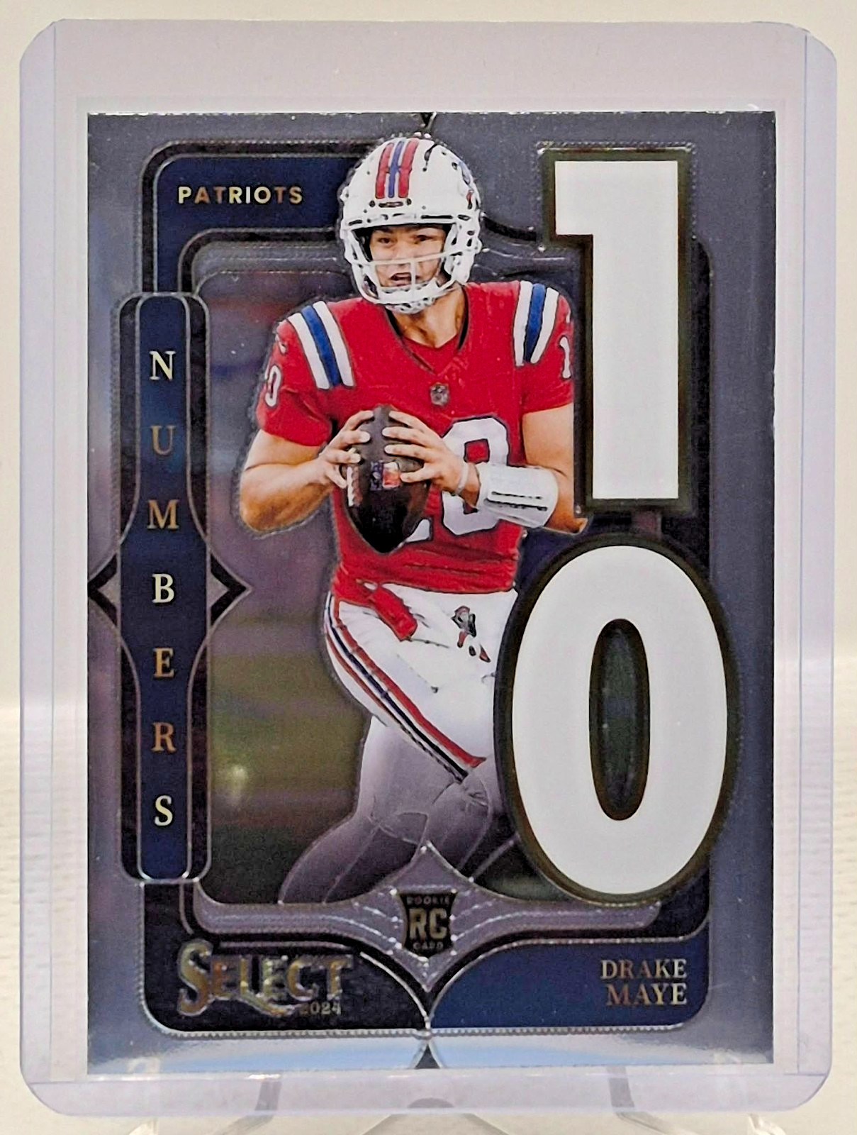 2024 Panini Select Drake Maye Patriots Select Numbers Rookie RC #20